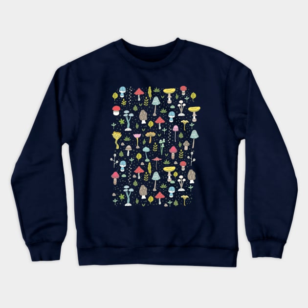 Mushrooms Crewneck Sweatshirt by kostolom3000